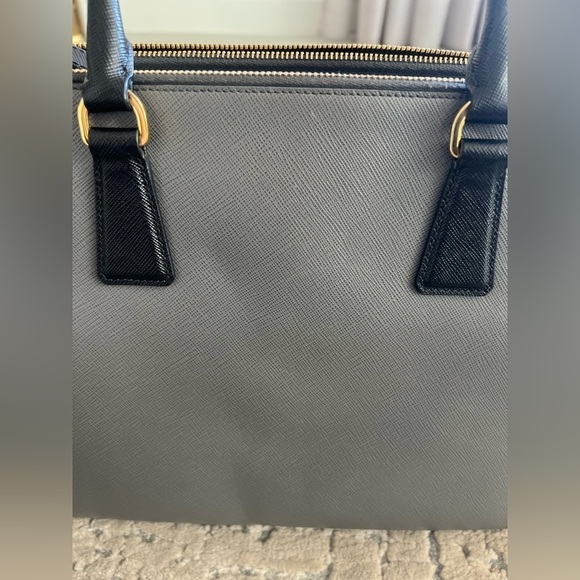 Authentic Prada Saffiano Two Tone Leather Tote - Picture 9 of 15